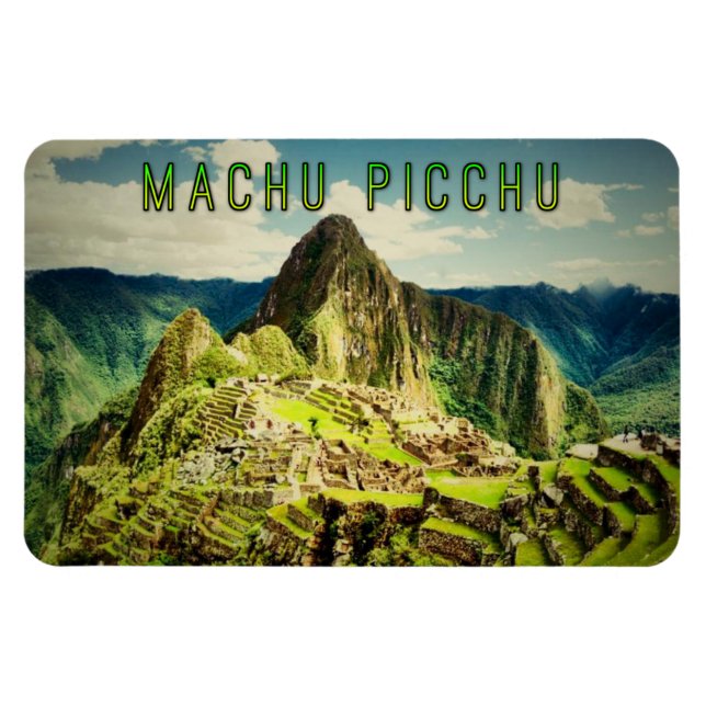 Íman Machu Picchu estilizado (Horizontal)