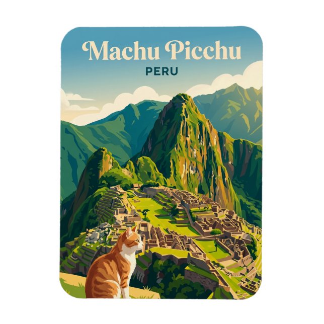 Íman Machu Picchu Peru (Vertical)