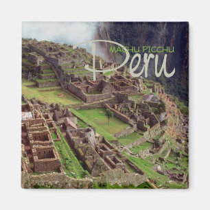 Íman MACHU PICCHU Peru Viagem Souvenir Magnet