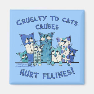Íman Machucar Felines Crueldade com Gatos