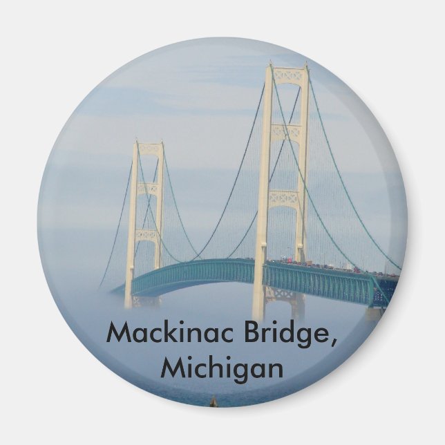 Íman Mackinac Bridge, Michigan (Frente)