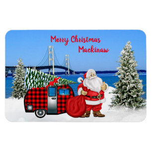 Íman Mackinaw City Refrigeradora de Natal