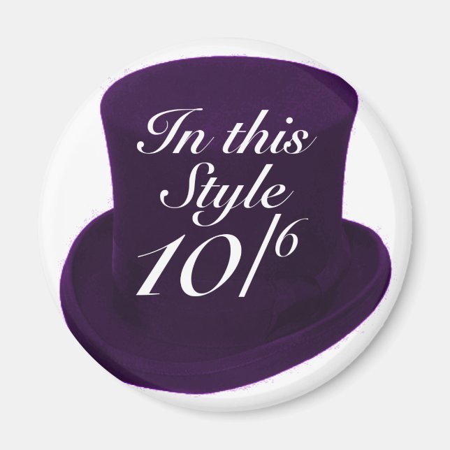 Íman Mad Hatter - Roxo (Frente)