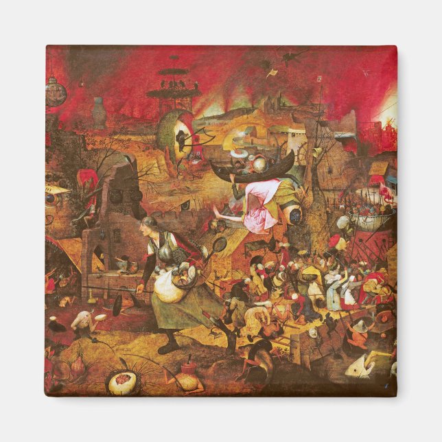 Íman Mad Meg (Dull Gret), Pieter Bruegel (Frente)