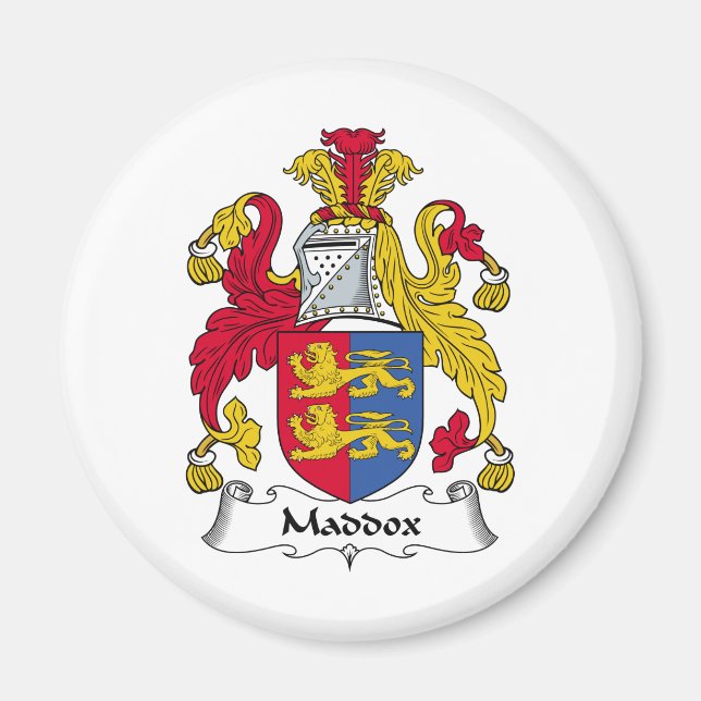 Íman Maddox Family Crest (Frente)