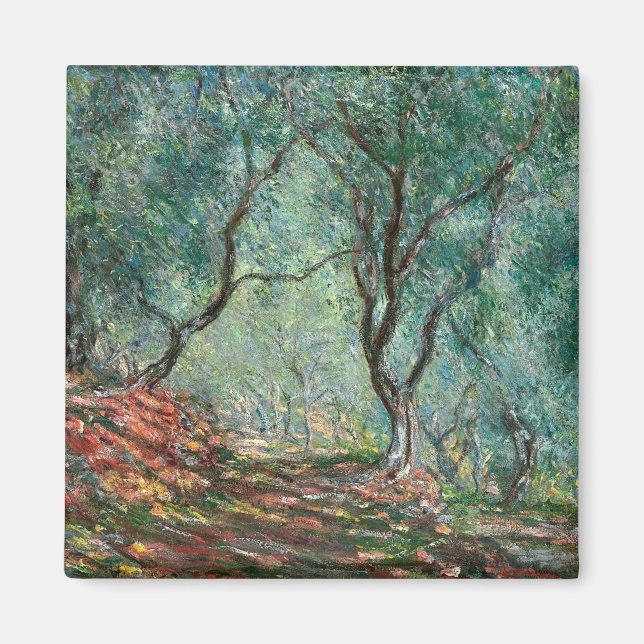 Íman Madeira de oliveira nos Jardins Moreno (por Monet) (Frente)