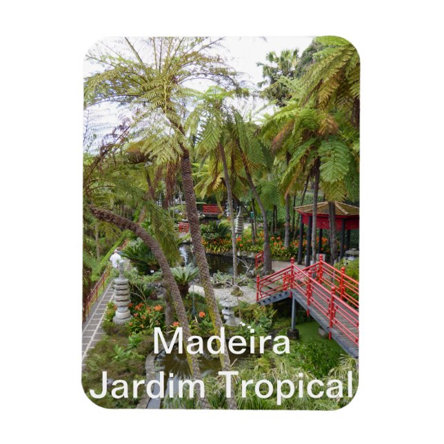 Íman Madeira - Jardim Tropical (Vertical)