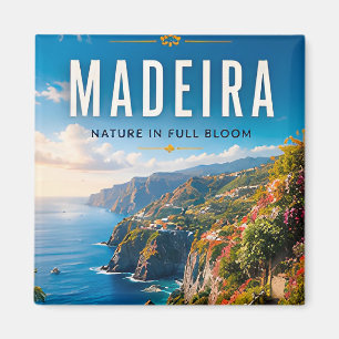 Íman 🌸 Madeira Portugal Falésia Costeira Decoração de