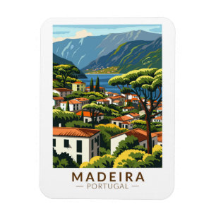 Íman Madeira Portugal Ilha Viagem Art Vintage