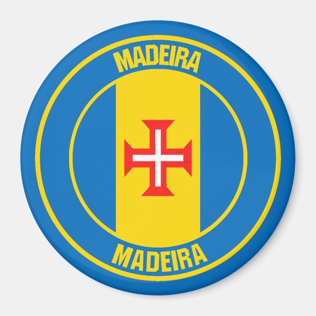 Íman Madeira Round Emblem (Frente)