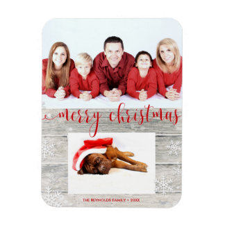 Íman Madeira russa Feliz Natal - Imagem Fotográfica