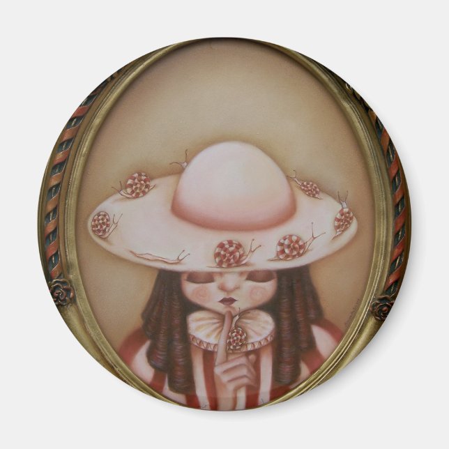 Íman Mademoisielle Escargot - imã (Frente)