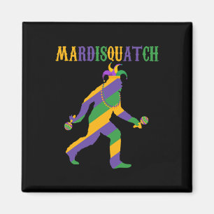 Íman Madi Mardi Gras Bigfoot Mardi Gras Clothes Men Mar