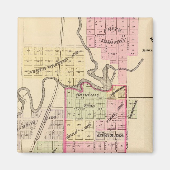 Íman Madison, Nebraska (Frente)