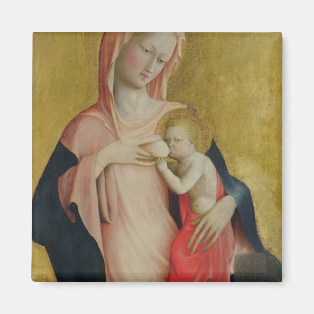 Íman Madona da Humildade, c.1410 (tempera no painel) (Frente)