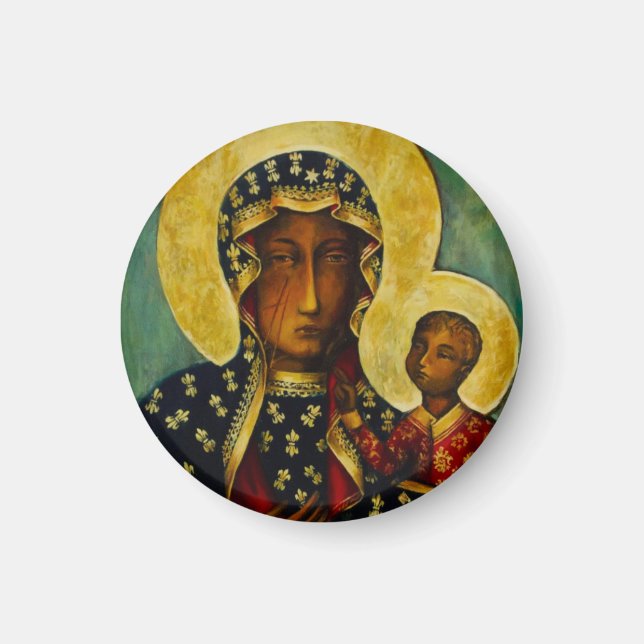 Íman Madona Negra de Częstochowa (Frente)