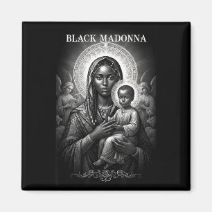 Íman Madona Negra Mãe Negra e Filho Cristão Bla