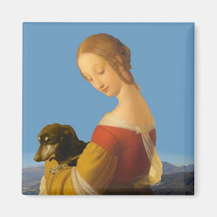 Íman "Madonna com Dachshund" Tate British Magnet