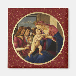 Íman Madonna de Botticelli. Magneta de presentes de Nat