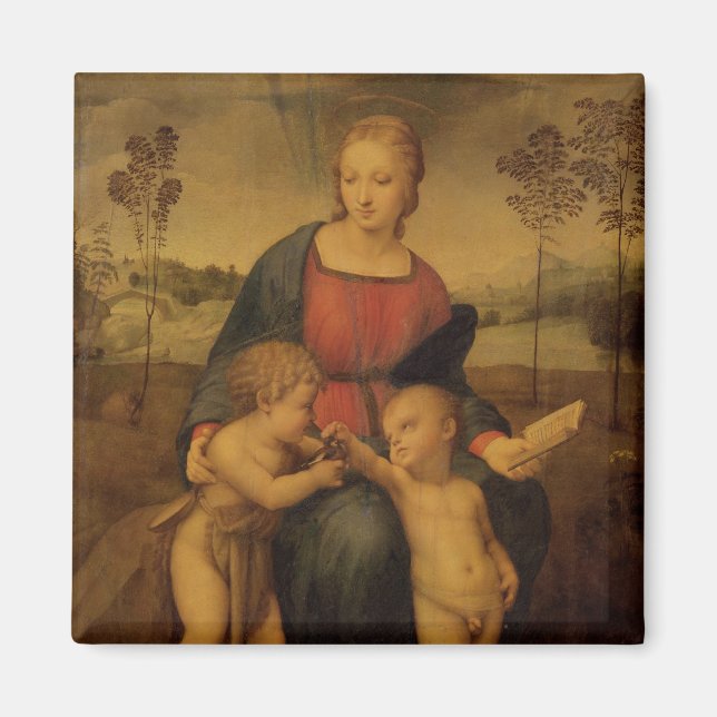 Íman Madonna do Goldfinch, c.1506 (Frente)