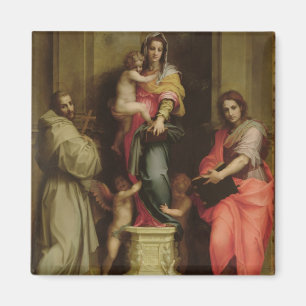 Íman Madonna dos Harpies, 1517 (óleo no painel)