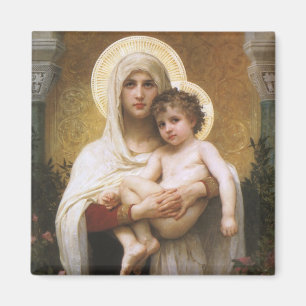 Íman Madonna dos Rosas de Bouguereau