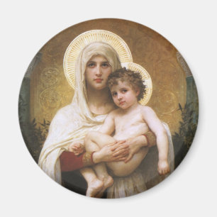 Íman Madonna dos Rosas de Bouguereau