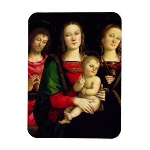 Íman Madonna e a criança com St John o baptista
