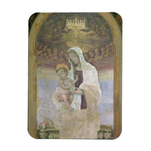 Íman Madonna e a criança, um detalhe do tabernacl