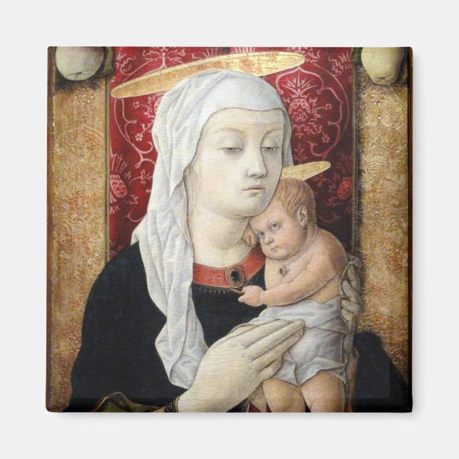 Íman Madonna e Child 2 - Carlo Crivelli - c1468 (Frente)