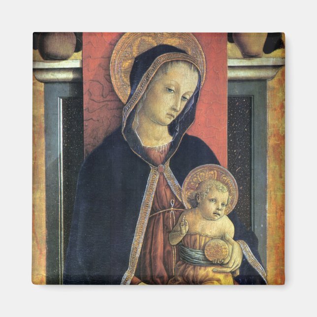 Íman Madonna e Child - Carlo Crivelli - c1468 (Frente)