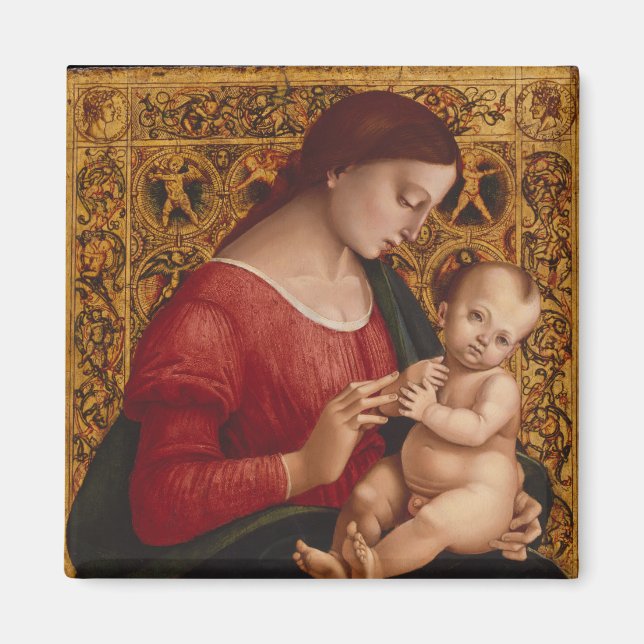 Íman Madonna e Child, cerca de 1505-07 (Frente)