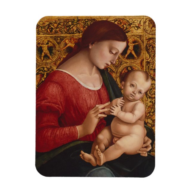 Íman Madonna e Child, cerca de 1505-07 (Vertical)