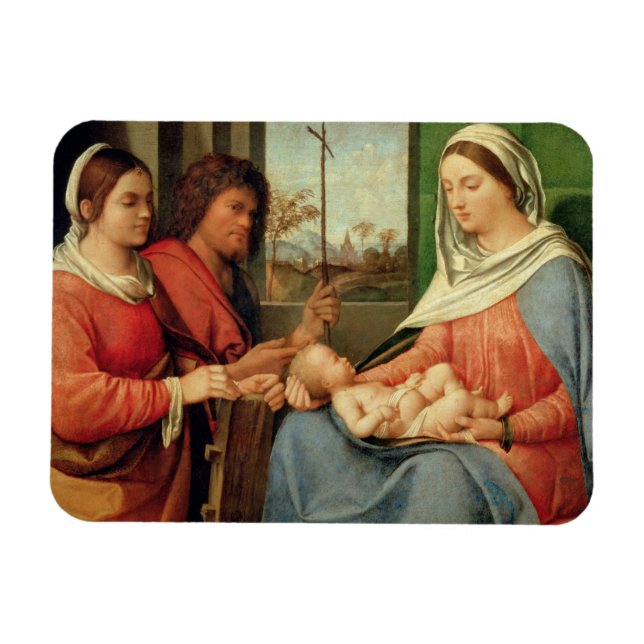 Íman Madonna e Child com Santos 2 (Horizontal)