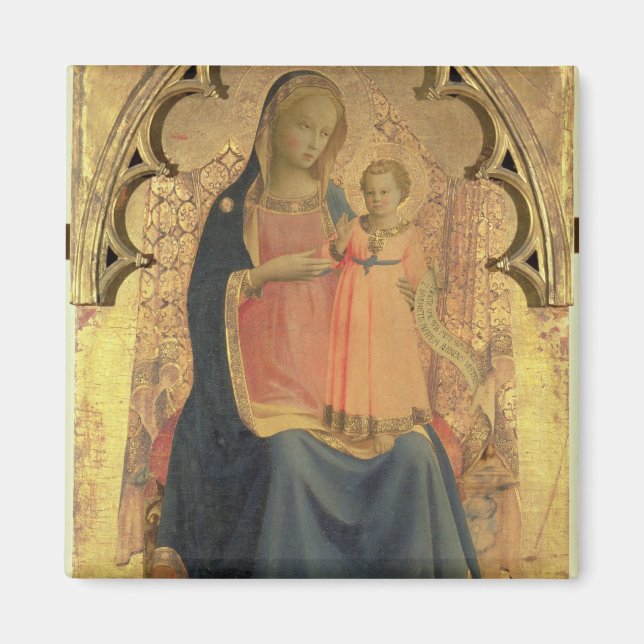 Íman Madonna e Child, painel central de um triptych (Frente)