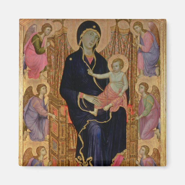 Íman Madonna e Child (Rucellai Madonna) 1285 (tempera) (Frente)