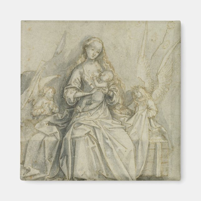 Íman Madonna e Criança 3 (Frente)