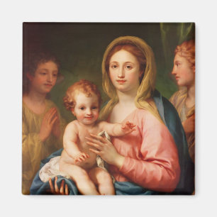 Íman Madonna e criança com dois anjos, 1770-73