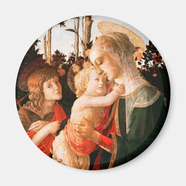 Íman Madonna e Criança com Ruas. (Frente)