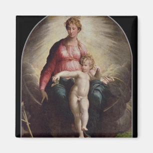Íman Madonna e criança com St John e St Jerome, 15