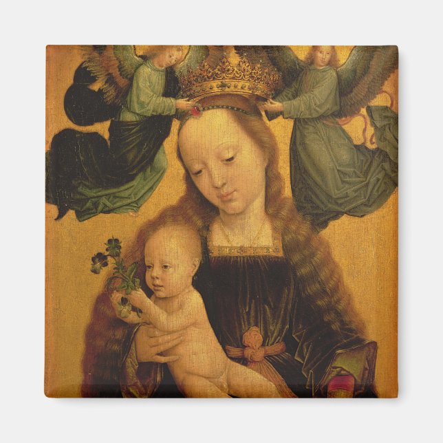 Íman Madonna e Criança Cruzadas por Dois Anjos, c.1520 (Frente)