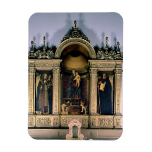 Íman Madonna e criança e santos (altarpiece do