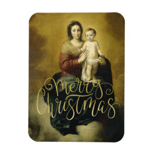 Íman Madonna e Criança, Magnetos de Natal de Belas Arte