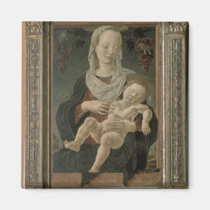 Íman Madonna e criança (óleo no painel)