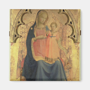Íman Madonna e criança, painel central de um triptych