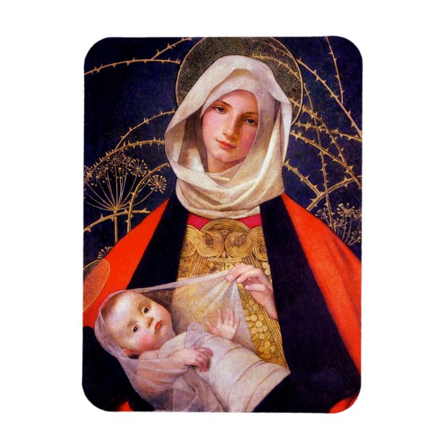 Íman Madonna Holding Child (Vertical)