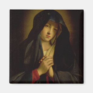 Íman Madonna na amargura (óleo em canvas)