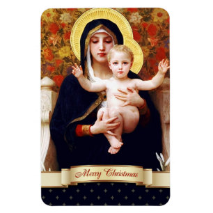 Íman Madonna por W. Bouguereau. Presente de Natal de Be