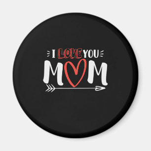 Íman Madre Art I Love You Mamãe
