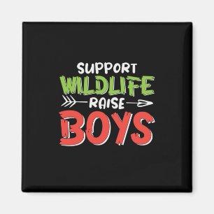 Íman Madre Art Support Wildlife Raise Boys